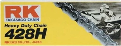 RK 428 H Heavy Duty Chain - 120 Links Motorcycle Street Bike M428H-120 1221-0135 - Image 1 of 3
