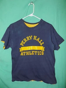 VINTAGE 60s CHAMPION RUNNING MAN TAG DOUBLE FACE REVERSIBLE T-SHIRT, Sz M -Short - Picture 1 of 16