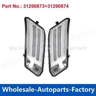 Pair Front Left+Right LED Daytime Running Lights Fit For Volvo XC60 2010-2013 Foto 1 de 4