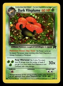 Dark Vileplume 13/82 Holo Rare Team Rocket Set Pokemon Card - Picture 1 of 2