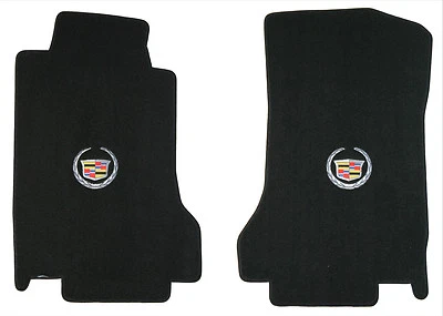 Alfombrillas LLOYD Classic Loop™ ébano logotipos de escudo plateado Cadillac XLR 2004-2007 Foto 1 de 4