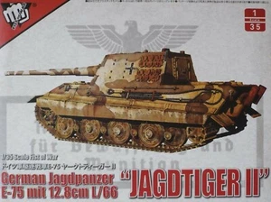 1/35 Modelcollect Fist of War UA35003 German WWII E75 jagdtiger II with 128mm gu - Picture 1 of 1