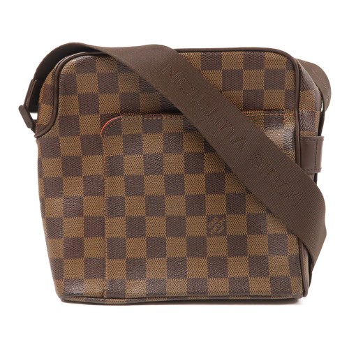 LOUIS VUITTON（LV） Borsa a tracolla Louis Vuitton LV GHW Olaf PM N41442 Damier Ebene marrone