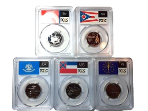 2002 S  CLAD PROOF STATE QUARTERS PCGS PR69 - Picture 1 of 21