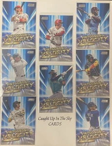 2023 Topps Stadium Club Virtuosos Of Velocity Complete Set - 25 Cards - Picture 1 of 1