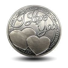 Commemorative coin lucky love word romance couple collection art gift souvenirzk