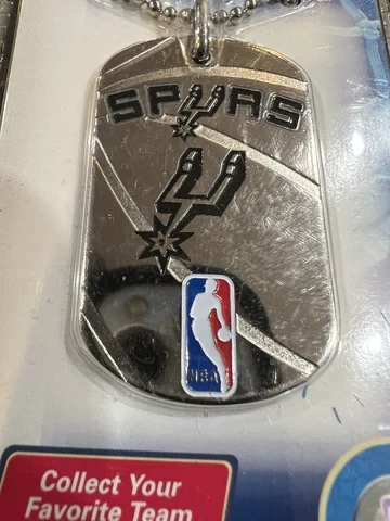 San Antonio Spurs Metal NBA team logo dogtag Necklace foco Cover