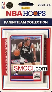 Los Angeles CLIPPERS 2023-24 Hoops Team Set Kawhi Leonard Kobe Brown Rookie Card - Picture 1 of 6