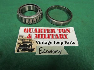 Wheel Bearing set ECONOMY Fits Willys jeep Front Dana 25 axle WWII Dana 27 rear - Picture 1 of 2