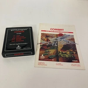 Combat (Atari 2600) Game Cartridge With Manual CX-2601 Untested - Picture 1 of 8