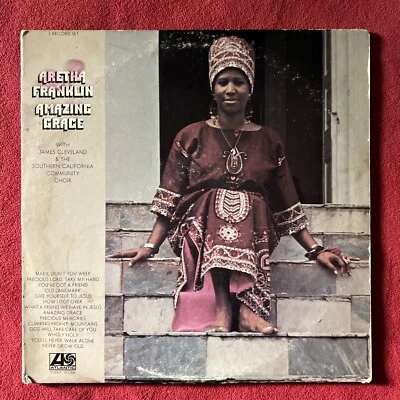 Aretha Franklin, Amazing Grace, 1972 Atlantic SD 2-906, Dbl. Lp. Gatefold VG - Image 1 of 3