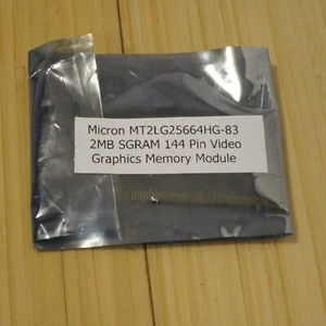 NOS Micron MT2LG25664HG-83 2MB 144 Pin 100MHz SGRAM Video Memory - Picture 1 of 8