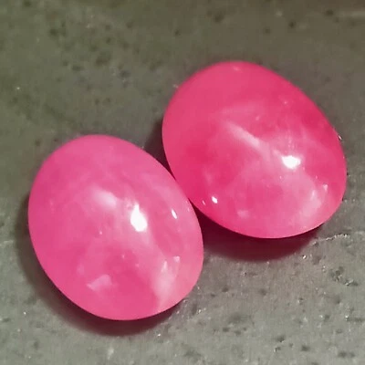 Pink Ruby Cabochon Loose,14.68 Cttw,Africa Ruby, Natural Ruby Cabochon,Red Pink - Image 1 of 4