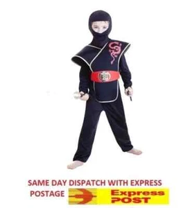 Ninja Boy Deluxe Boys Costumes 6-8 Years Old Party Supplies Costume Party B41 - Picture 1 of 2