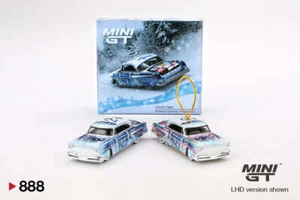 1:64 Lincoln Capri Hot Rod Twin Set - 2024 Christmas Edition -- Mini GT MGT00888 - Picture 1 of 9