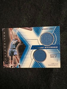 2001 U.D. SPX Basketball Winning Materials Kevin Garnett #KG Timberwolves  🔥🏈