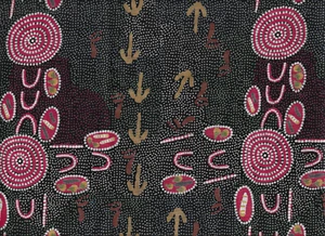 Australische Aborigines STOFF - Bild 1 von 2
