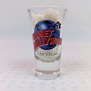 Planet Hollywood Las Vegas 3.5" Shot Glass Shooter Fluted Rare - Picture 1 of 4