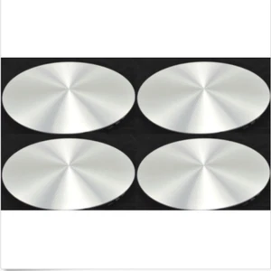 4 CHEVY 15" Smooth Aluminum 5 Lug Wheel Center Hub Caps Hubs Rim Nut Covers - Picture 1 of 3