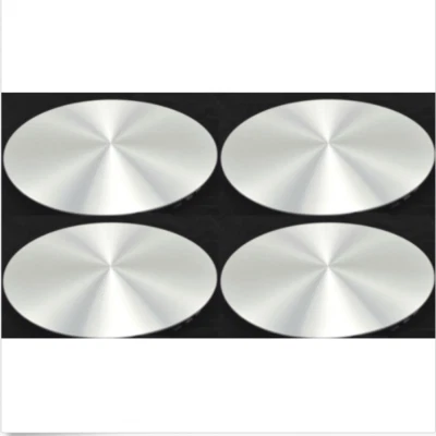 4 Tapacubos centrales de rueda de 5 orejetas de aluminio liso Chevy de 15" cubiertas de tuercas de llanta Foto 1 de 3