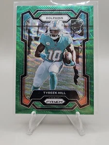 2023 Panini Prizm - Green Wave Prizm #187 Tyreek Hill - Picture 1 of 2
