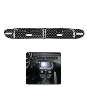 For Chevrolet Camaro 2010-2015 Center Air Vent Outlet Cover Trim Carbon Fiber  - Picture 1 of 11