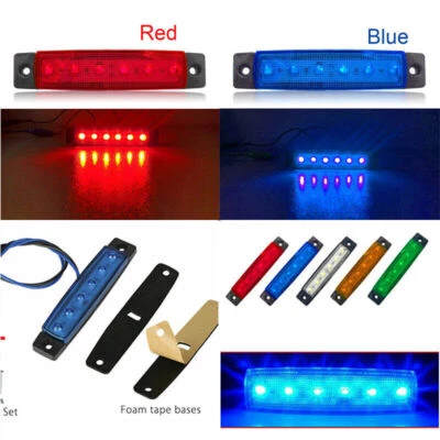 10 cápsulas LED azules UTV ATV barco Jeep camión roca debajo de la carrocería luces de rueda todo terreno Foto 1 de 4