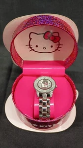2012 MZberger Hello Kitty Womens Wristwatch NIB W/ Tags And Papers Silvertone - Picture 1 of 11