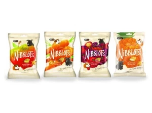 Vetiq Nibblots Small Animal Treats Berry Apple Carrot Tropical - Rabbits Guinea - Picture 1 of 9
