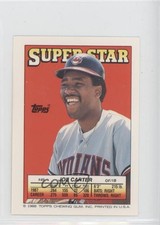 1988 Super Star Sticker Back Cards Joe Carter Kevin Gross Gene Larkin ( 118 279)