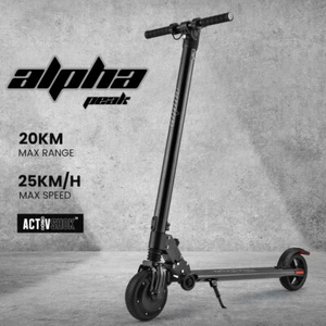 ALPHA 300W Electric Scooter eScooter Adults Teens Motorised Commuter Foldable - Picture 1 of 12