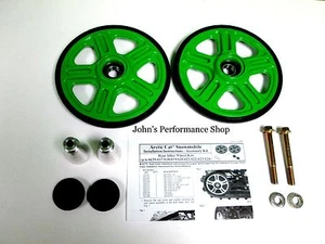 OEM Team Arctic Cat Green Rear Idler Wheel Kit 8" 6639-622 READ LISTING - Bild 1 von 4
