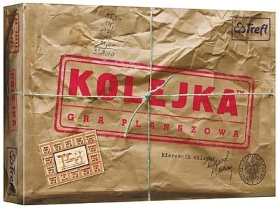 Kolejka Polska Gra Planszowa Towarzyska Rodzinna Imprezowa PRL Prezent Empik - Image 1 of 4