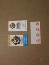 WPHL New Mexico Scorpions Vintage 2001-2002 Business Card Stickers & Schedule