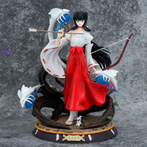Action figure anime Inuyasha Kikyō 1/7 27 cm scena statua giocattolo modello regalo collezione - Foto 1 di 5