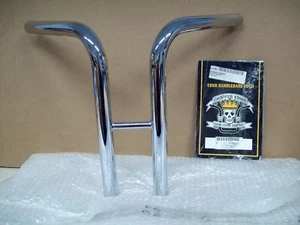 NOS ChopperKings Diamond Chrome Handlebars 211863 12000001 - Picture 1 of 5
