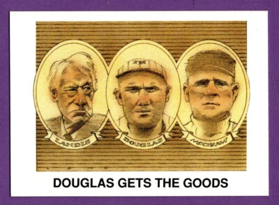 Tarjetas coleccionables Foul Ball 1991 #9 Phil Douglas Gets The Goods - McGraw/Landis Foto 1 de 2