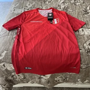 Peru Marathon Jersey Brand New Size Large - Picture 1 of 8