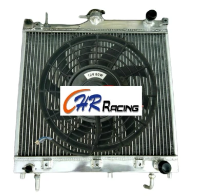 Aluminium Radiator+Fan for Suzuki Jimny/Sumurai JB 1.3 16V G13B/M13A AT 1998-18 - Изображение 1 из 4