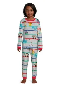 Disney 100~ NEW♈Kids 2 pc Velour Pajama Set size L (10-12)~white/multi Simba - Picture 1 of 4