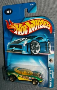 Hot Wheels 2003 #185 Track Aces #9 of 10 Flashfire 10 Green Yellow Gold WSPs - Picture 1 of 2