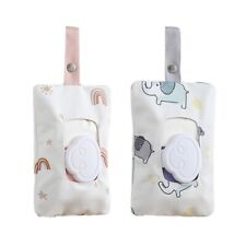 Wipe Holder Travel Wet Wipe Container Wipe Pouch for Car Stroller Indoor Outdoor