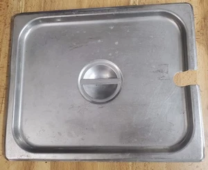 Vintage USA 18-8 Stainless Steel SLOTTED COVER Lid 13 x 10 3/4" - Picture 1 of 3