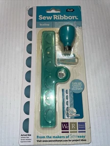 We R Memory Keepers Sew Ribbon Scallop Scrapbooking Craft Stitching Tool NEWTeal - Picture 1 of 6