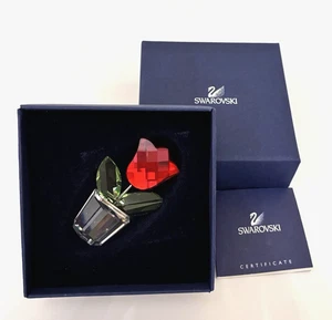 Figura Swarovski Cristal Rojo Tulipán Flores Felices 657109 con Caja Certificado de Autenticidad De Colección Firmada - Imagen 1 de 9