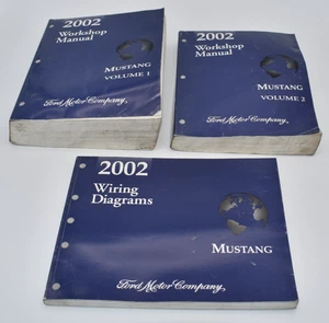 2002 Ford Mustang Workshop Manual Volume 1, Volume 2 and Wiring Diagram - Picture 1 of 12