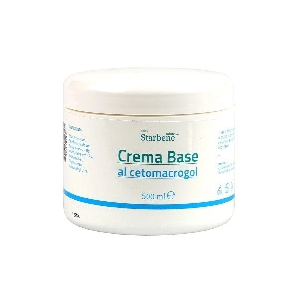 Starbene Salute+ Crema Base Al Cetomacrogol 500 ml - Immagine 1 di 1