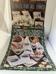 2 Holiday counted cross stitch pattern booklets & book "Christmas Cross Stitch" - Picture 1 of 11