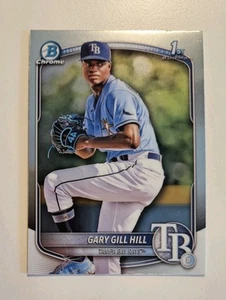Gary Gill Hill RC 2025 Bowman 1st Chrome Tampa Bay Rays Rookie MLB Investment - Bild 1 von 1