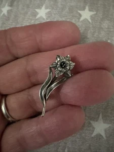 James Avery Rarität Sterling Silber 925 Narzisse Anstecknadel - Bild 1 von 3